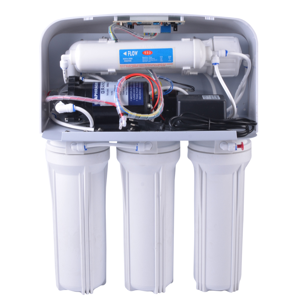 5 stage RO water filter water purifier machine for home use with dust proof case