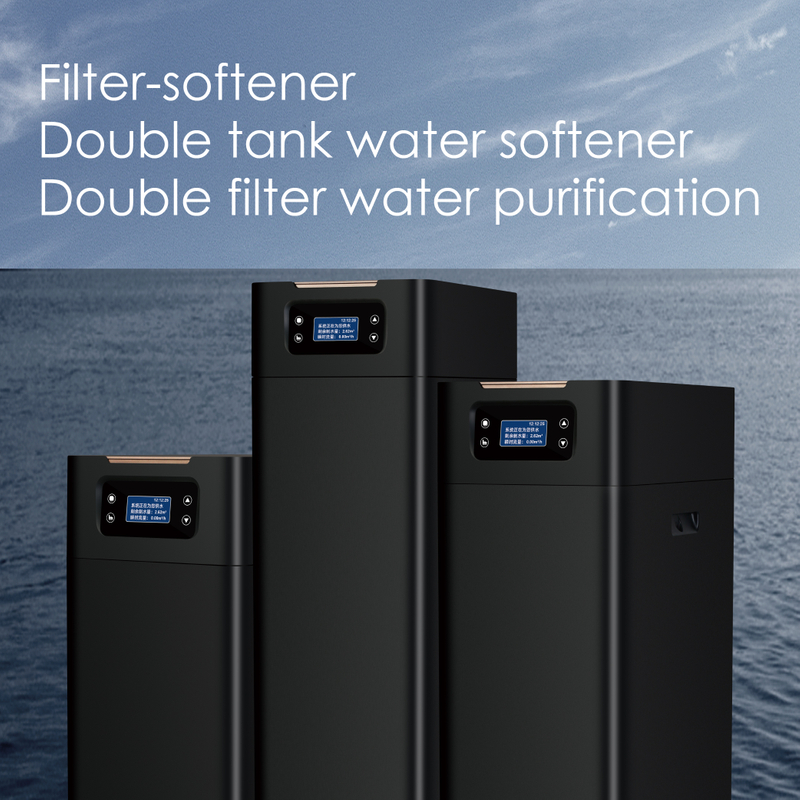 Filter-softener / Double tank water softener / Double filter water purification