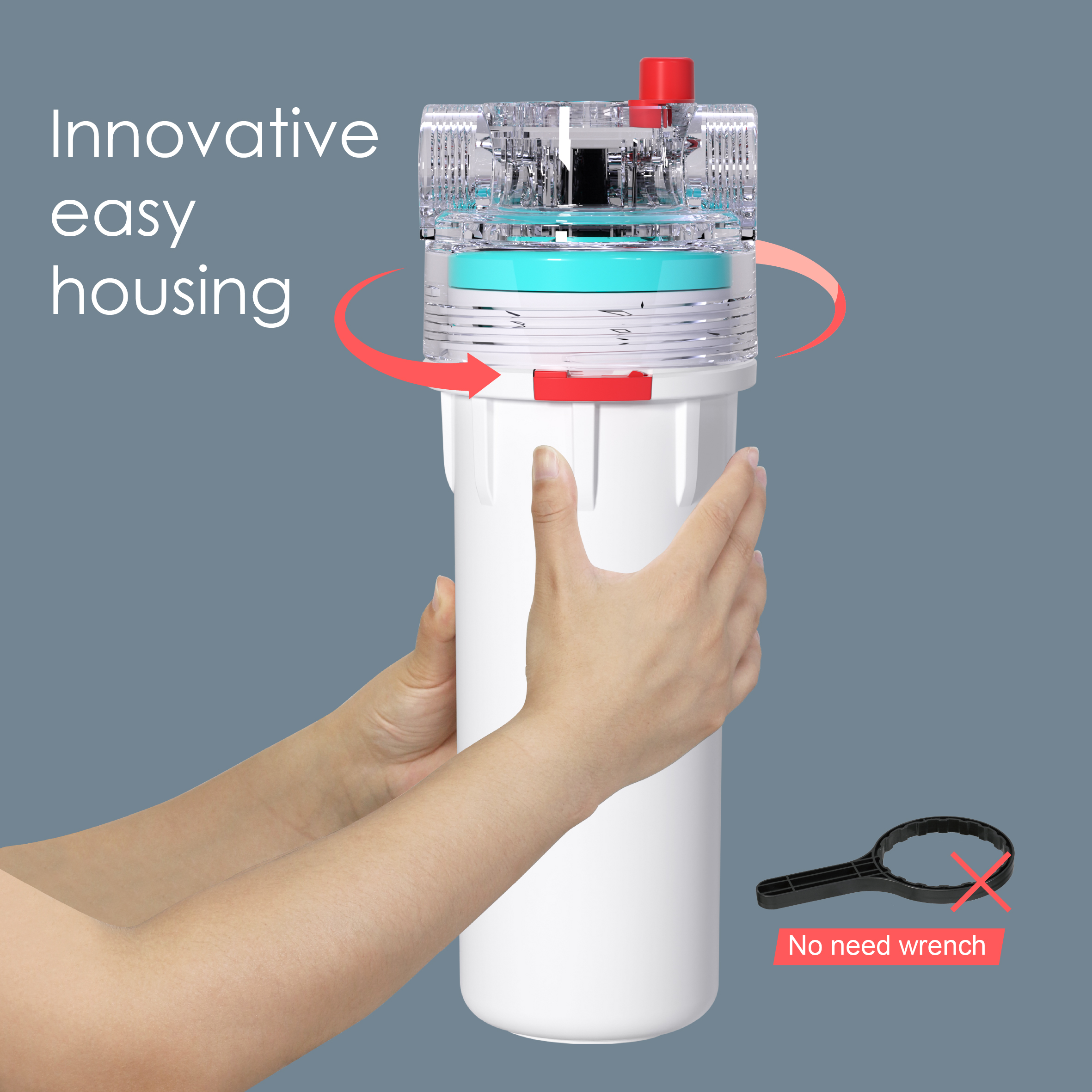 Single layer Easy Filter housing