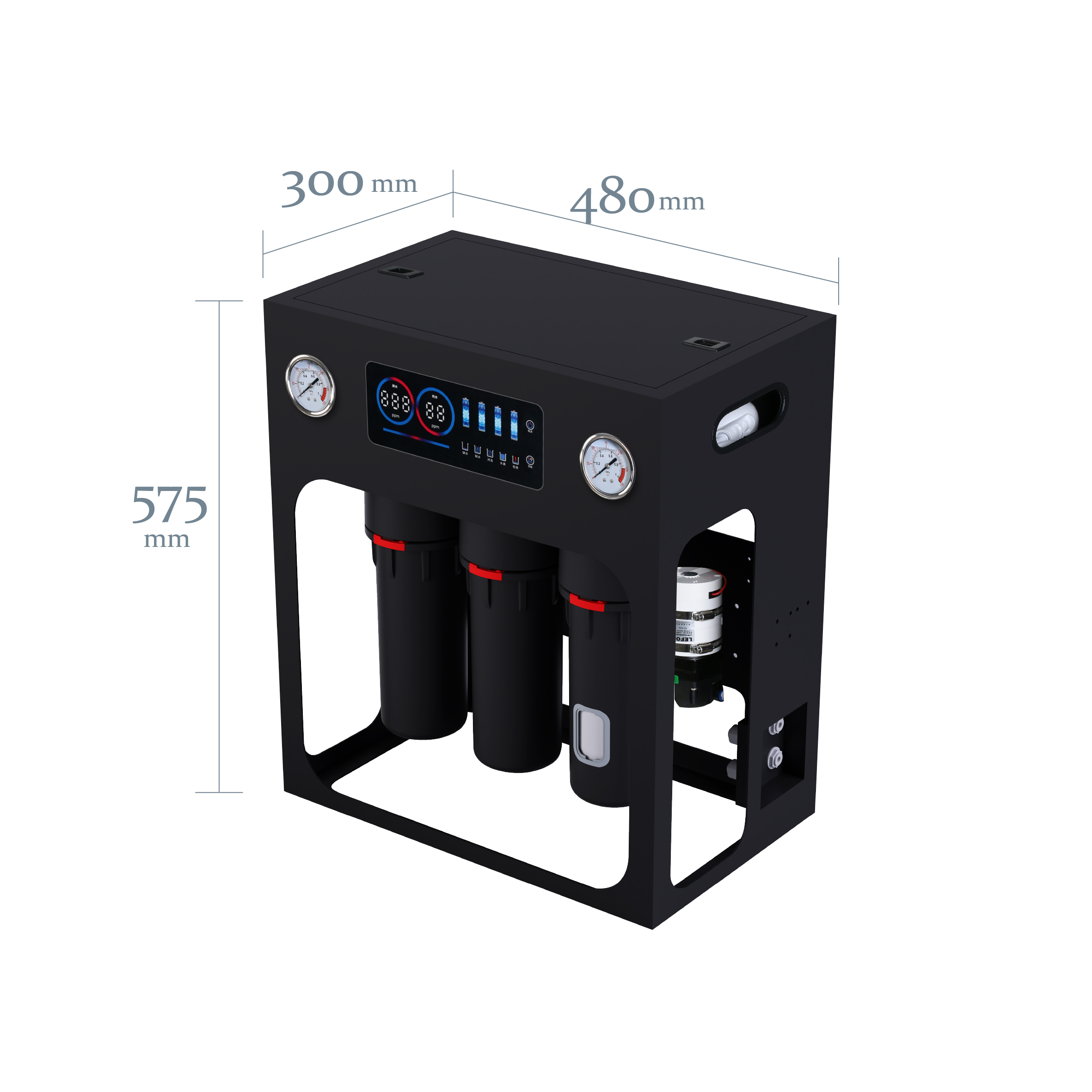 Easy housing Commercial Industrial-grade RO Reverse Osmosis Machine