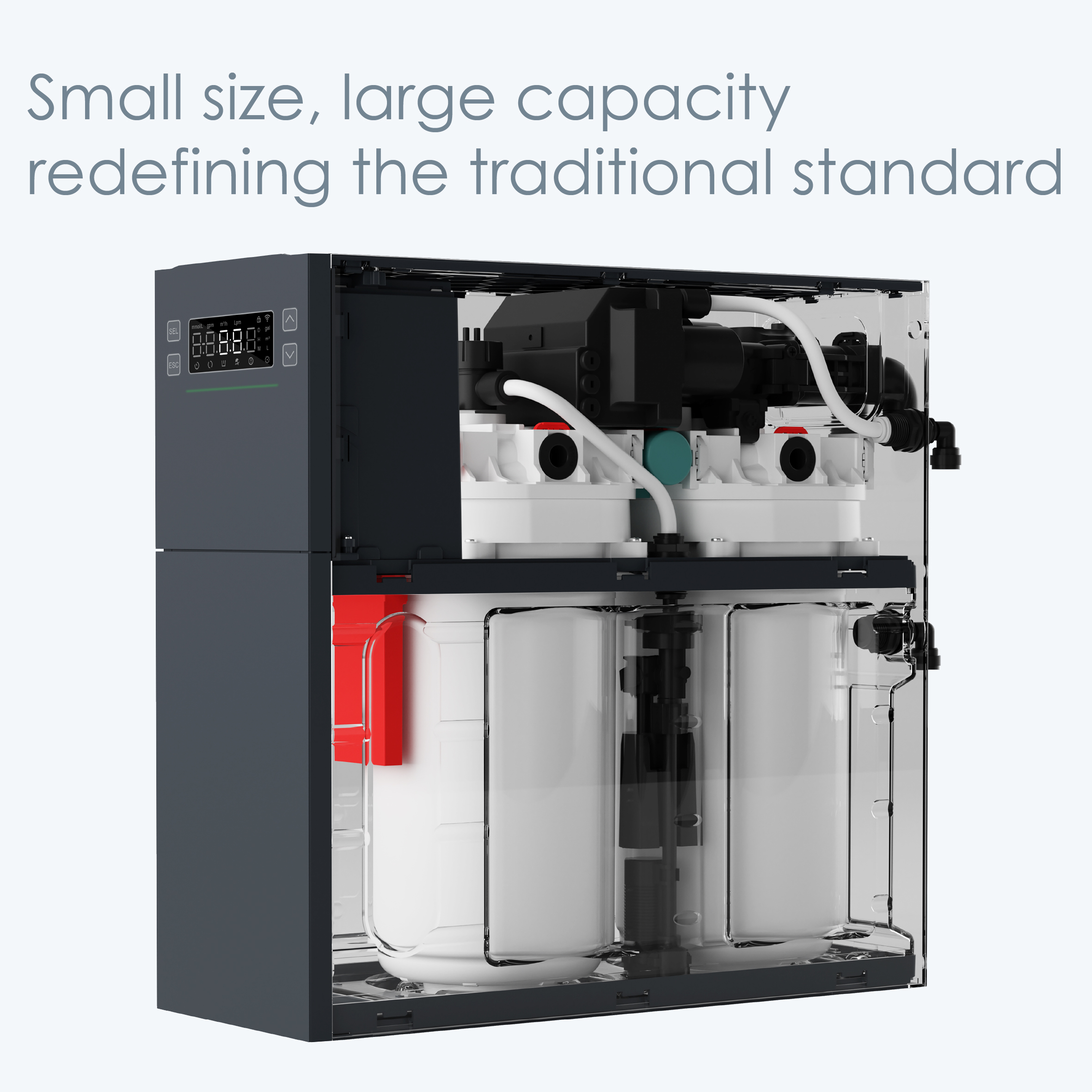 Under-Counter Double-Tank Water Softener