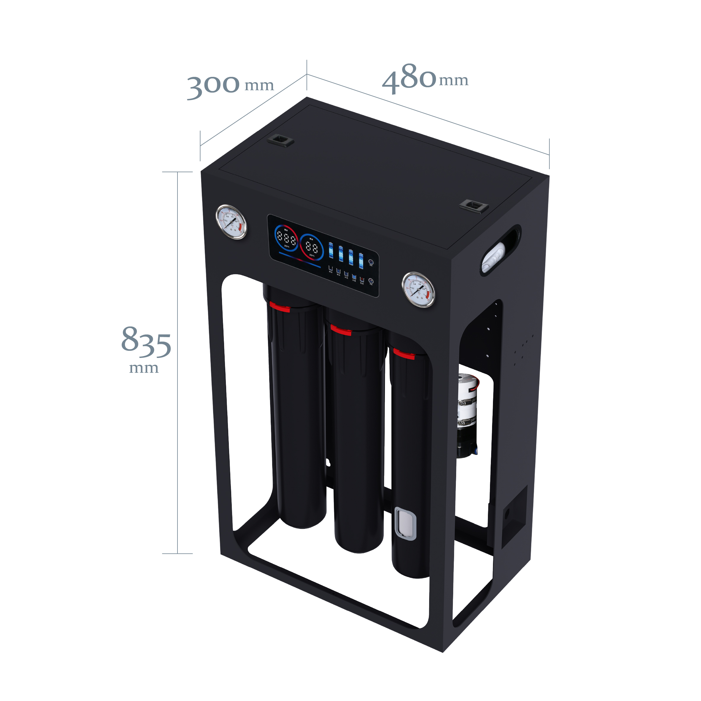Easy housing Commercial Industrial-grade RO Reverse Osmosis Machine