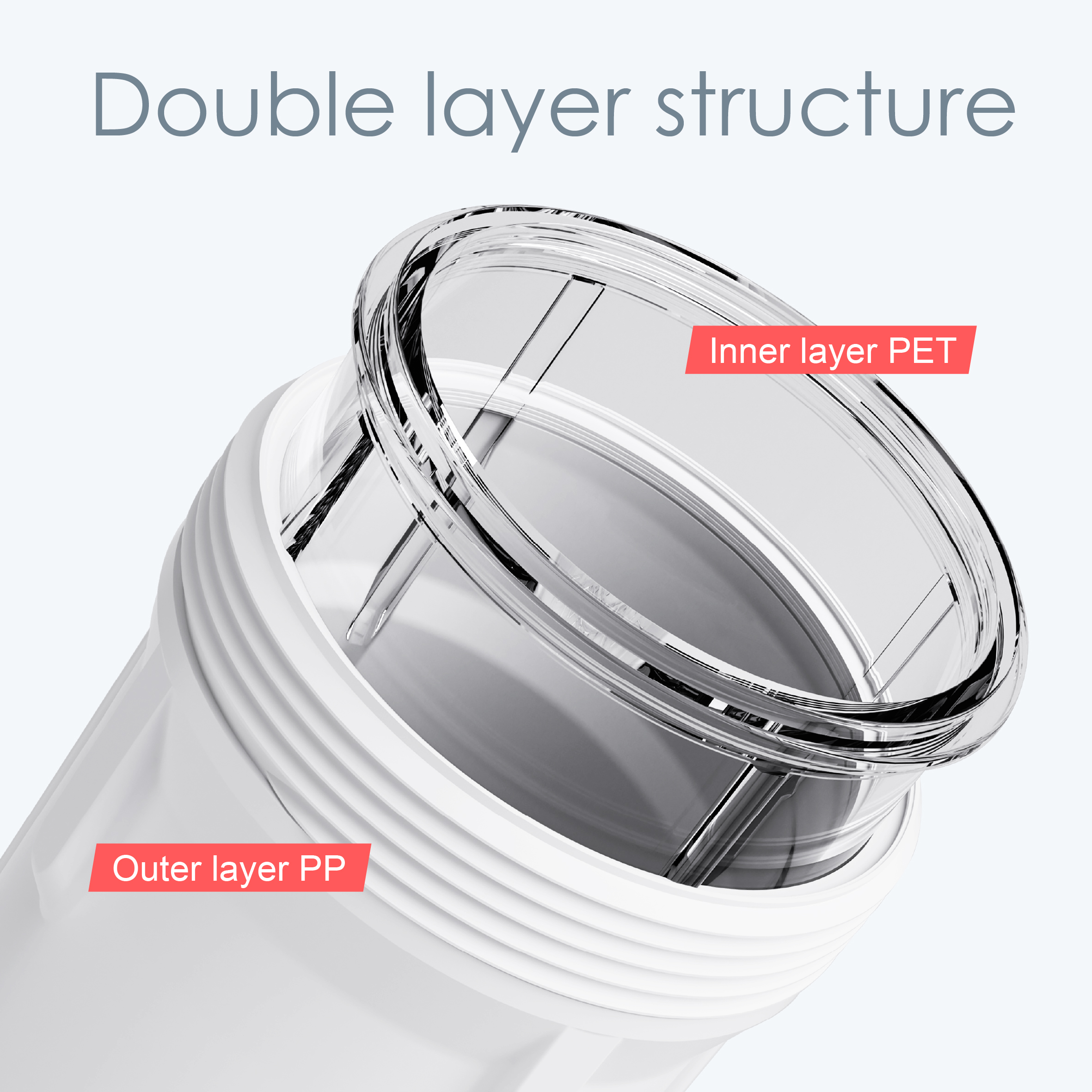 Ceramic valve Double-layer Big housing