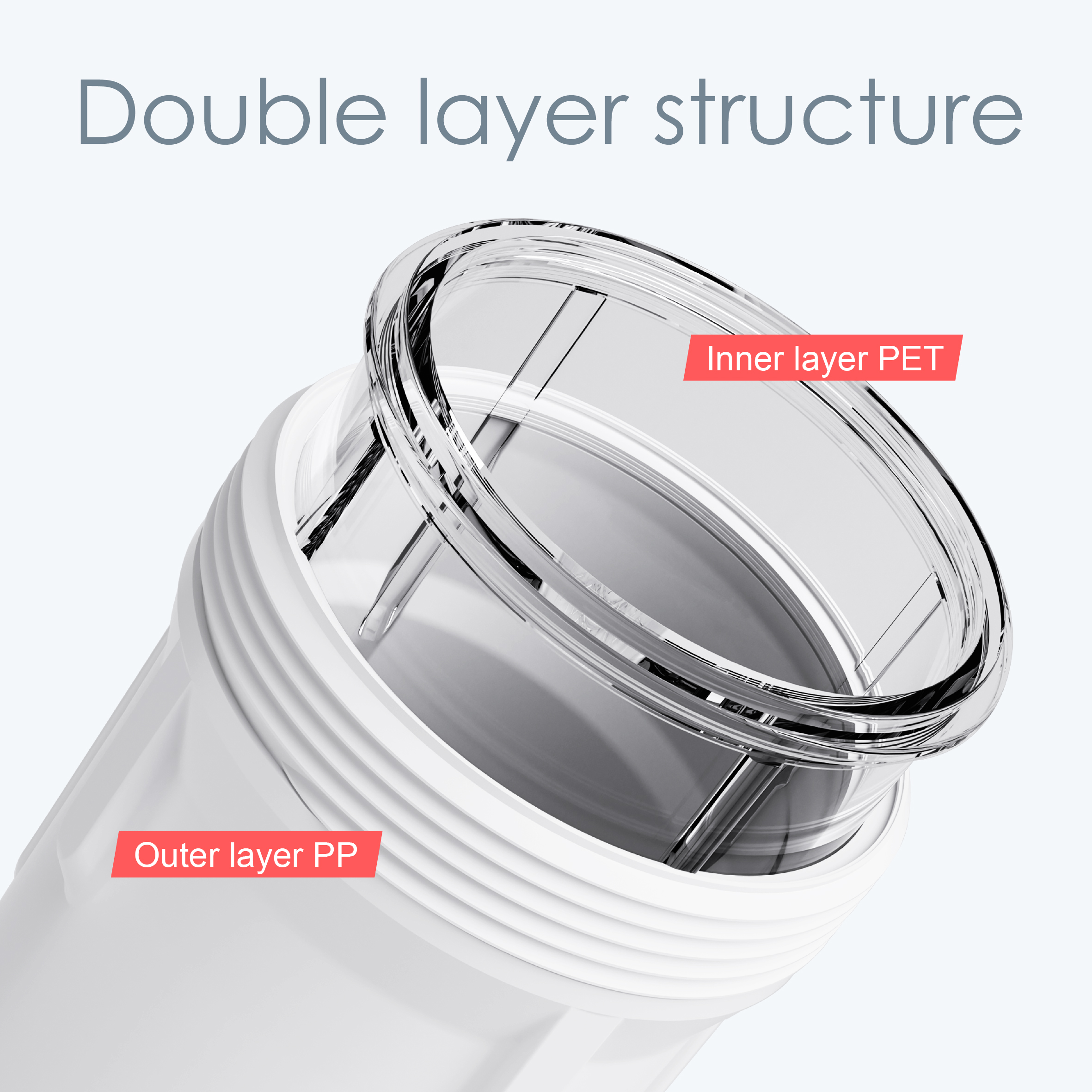 Cylindrical valve Double-layer Big housing
