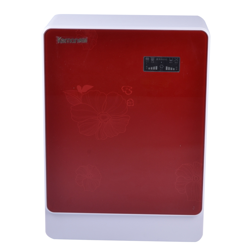 household reverse osmosis system with red box