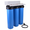 3 Stage 20 Inch Triple Big Blue Whole House Water Filter With The Bracket