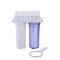 Cheapest price double stage water purifier system with clear housing