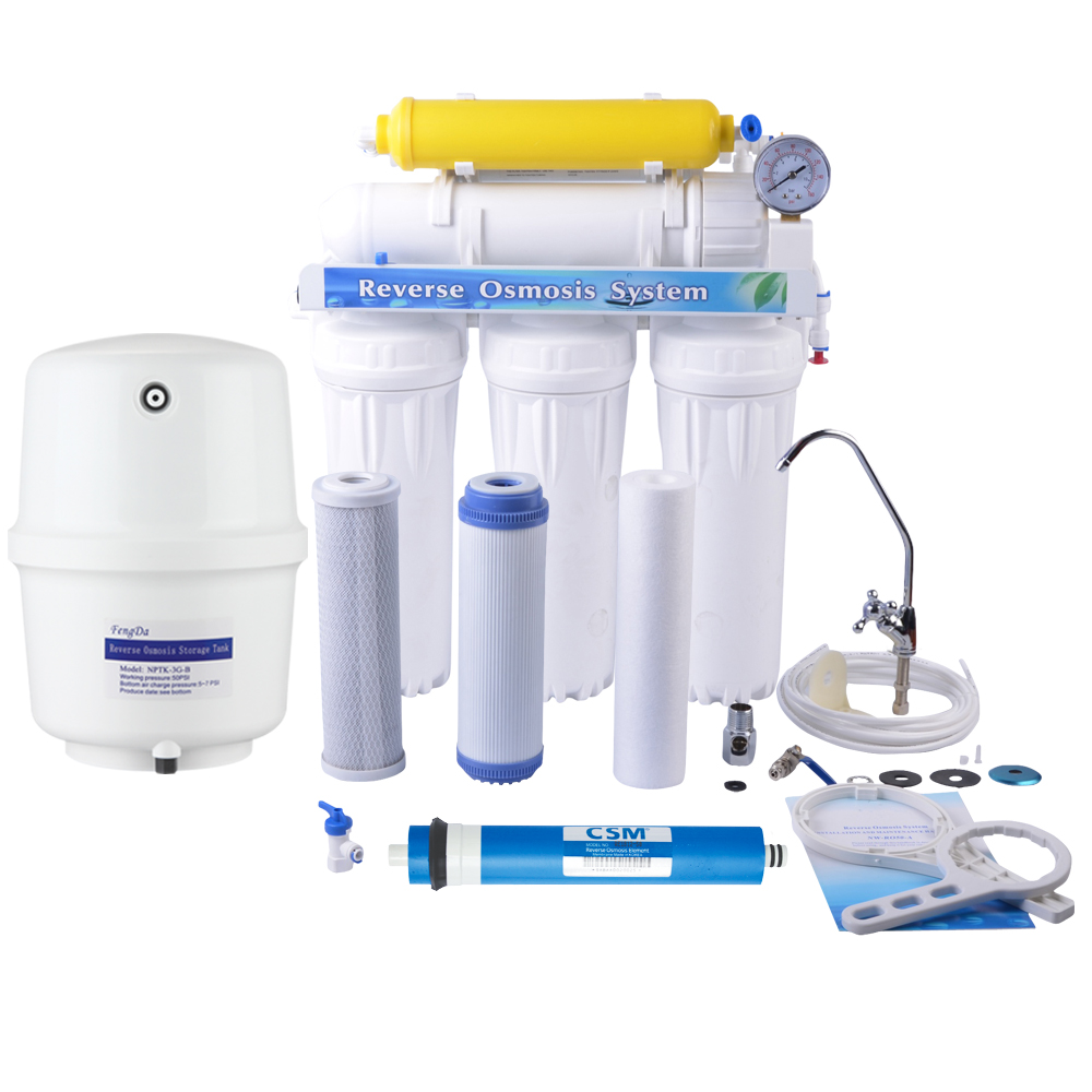 water filter ro system no pump for high water pressure area