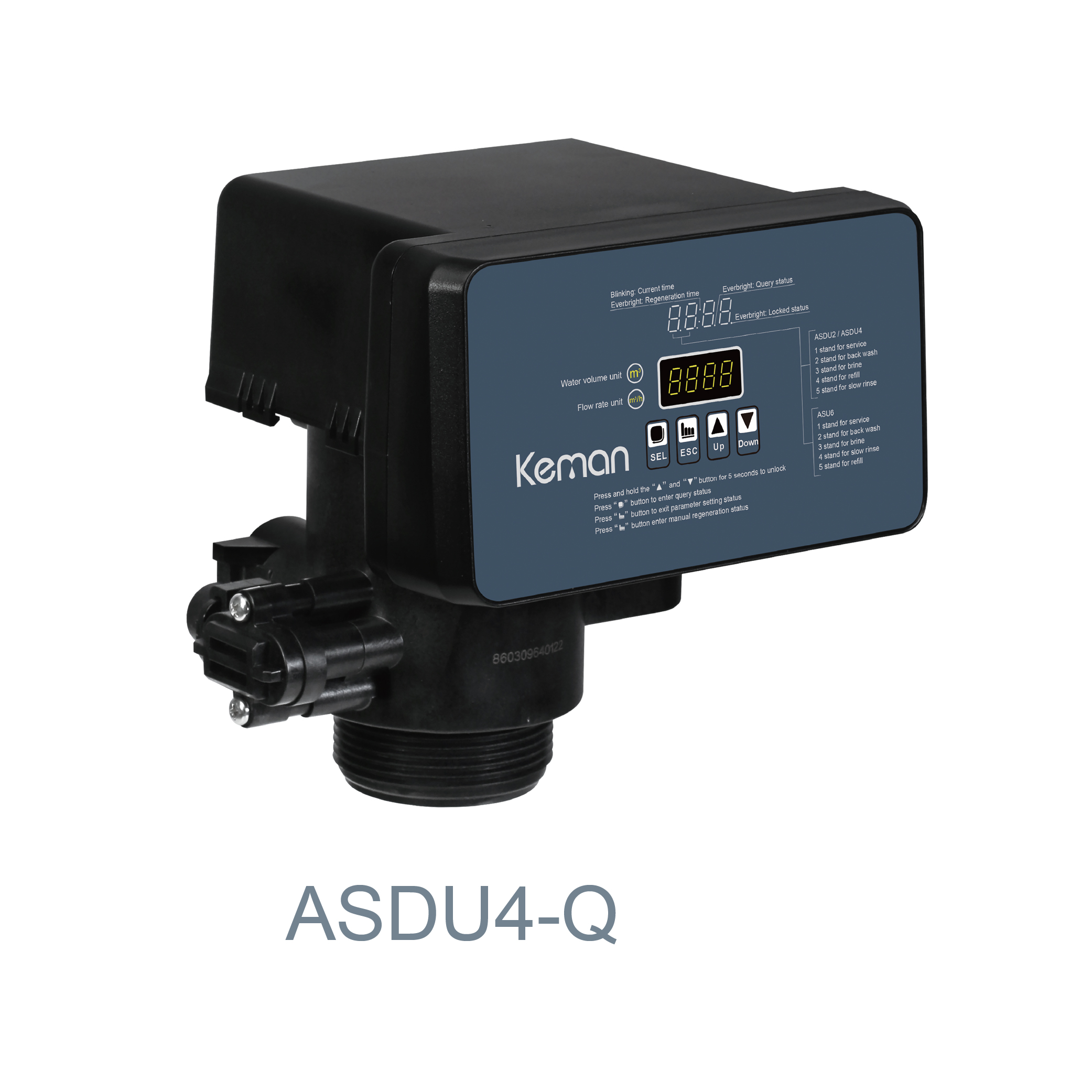 Q and P Automatic Softener Valve ASDU2 / ASDU4
