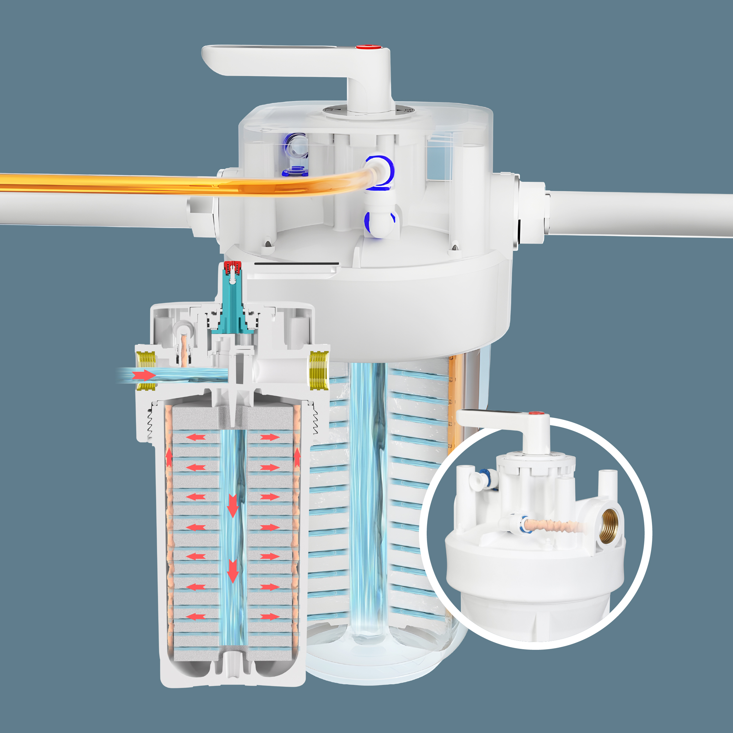 Ceramic valve Single layer Big housing