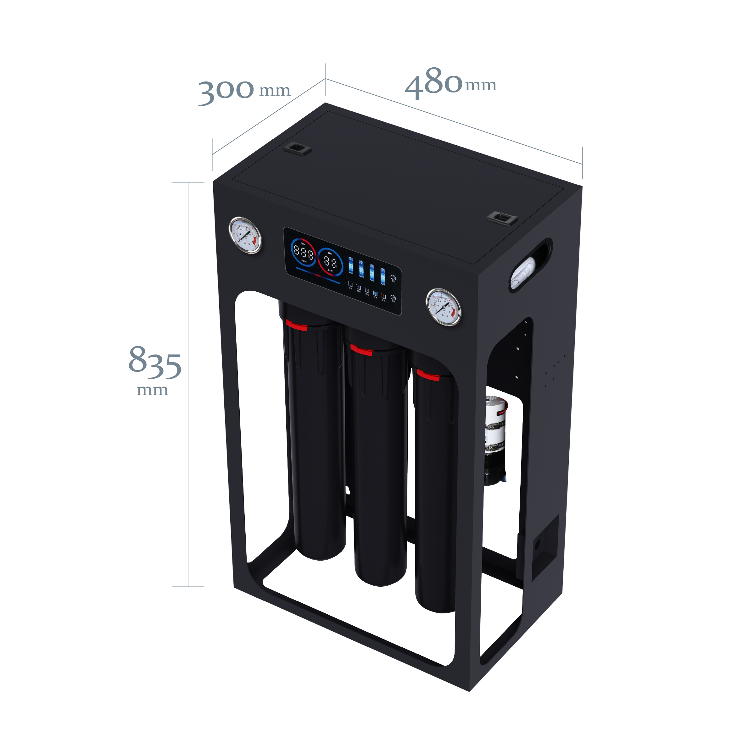 Easy housing Commercial Industrial-grade RO Reverse Osmosis Machine
